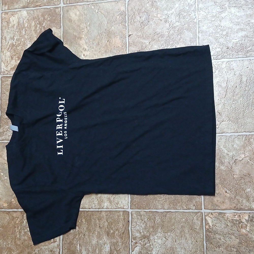 GUC Liverpool T Shirt Black Short Sleeve Mens Medium